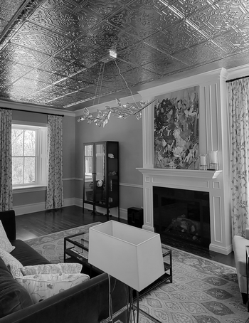 Tin Ceiling Installation